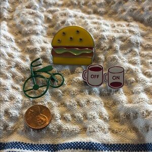 Set of Fun Enamel Pins